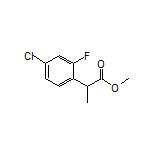 Methyl 2-(4-Chloro-2-fluorophenyl)propanoate