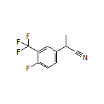 2-[4-Fluoro-3-(trifluoromethyl)phenyl]propanenitrile