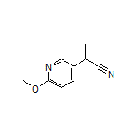 2-(6-Methoxypyridin-3-yl)propanenitrile