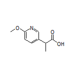 2-(6-Methoxypyridin-3-yl)propanoic Acid