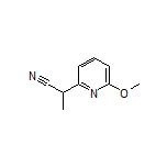 2-(6-Methoxypyridin-2-yl)propanenitrile