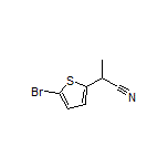 2-(5-Bromothiophen-2-yl)propanenitrile