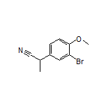 2-(3-Bromo-4-methoxyphenyl)propanenitrile