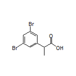 2-(3,5-Dibromophenyl)propanoic Acid