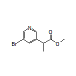 Methyl 2-(5-Bromopyridin-3-yl)propanoate