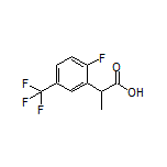 2-[2-Fluoro-5-(trifluoromethyl)phenyl]propanoic Acid