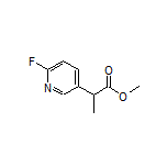 Methyl 2-(6-Fluoropyridin-3-yl)propanoate