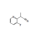 2-(3-Fluoropyridin-2-yl)propanenitrile