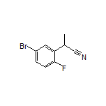 2-(5-Bromo-2-fluorophenyl)propanenitrile