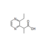 2-(3-Ethyl-2-pyrazinyl)propanoic Acid