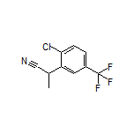 2-[2-Chloro-5-(trifluoromethyl)phenyl]propanenitrile