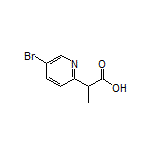 2-(5-Bromopyridin-2-yl)propanoic Acid