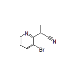 2-(3-Bromopyridin-2-yl)propanenitrile