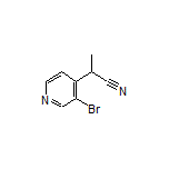 2-(3-Bromopyridin-4-yl)propanenitrile