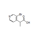 2-(3-Bromopyridin-4-yl)propanoic Acid