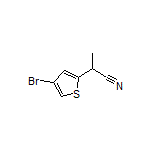 2-(4-Bromothiophen-2-yl)propanenitrile