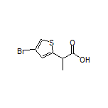 2-(4-Bromothiophen-2-yl)propanoic Acid