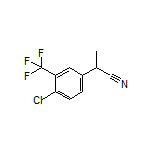 2-[4-Chloro-3-(trifluoromethyl)phenyl]propanenitrile