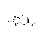 Methyl 2-(2,4-Dimethylthiazol-5-yl)propanoate