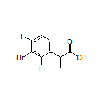 2-(3-Bromo-2,4-difluorophenyl)propanoic Acid