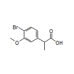 2-(4-Bromo-3-methoxyphenyl)propanoic Acid