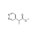 Methyl 2-(Pyridazin-4-yl)propanoate