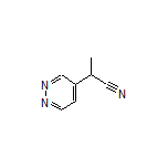 2-(Pyridazin-4-yl)propanenitrile