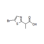 2-(5-Bromothiazol-2-yl)propanoic Acid