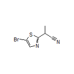 2-(5-Bromothiazol-2-yl)propanenitrile