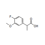 2-(4-Fluoro-3-methoxyphenyl)propanoic Acid