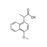 2-(4-Methoxynaphthalen-1-yl)propanoic Acid