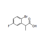 2-(2-Bromo-5-fluorophenyl)propanoic Acid