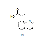 2-(5-Chloroquinolin-8-yl)propanoic Acid