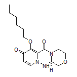 (R)-7-(Hexyloxy)-3,4,12,12a-tetrahydro-1H-[1,4]oxazino[3,4-c]pyrido[2,1-f][1,2,4]triazine-6,8-dione