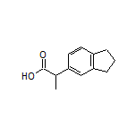 2-(2,3-Dihydro-1H-inden-5-yl)propanoic Acid