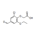 2-(2-Chloro-6-ethoxy-4-formylphenoxy)acetic Acid