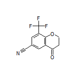 4-Oxo-8-(trifluoromethyl)chroman-6-carbonitrile