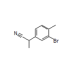 2-(3-Bromo-4-methylphenyl)propanenitrile