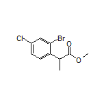 Methyl 2-(2-Bromo-4-chlorophenyl)propanoate