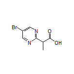 2-(5-Bromopyrimidin-2-yl)propanoic Acid