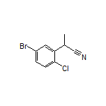 2-(5-Bromo-2-chlorophenyl)propanenitrile