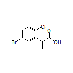 2-(5-Bromo-2-chlorophenyl)propanoic Acid