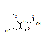 2-(4-Bromo-2-formyl-6-methoxyphenoxy)acetic Acid