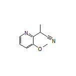 2-(3-Methoxypyridin-2-yl)propanenitrile