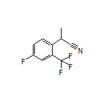 2-[4-Fluoro-2-(trifluoromethyl)phenyl]propanenitrile