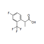 2-[4-Fluoro-2-(trifluoromethyl)phenyl]propanoic Acid