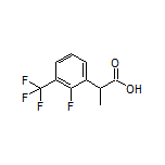 2-[2-Fluoro-3-(trifluoromethyl)phenyl]propanoic Acid