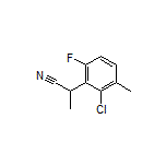 2-(2-Chloro-6-fluoro-3-methylphenyl)propanenitrile