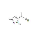 2-(1,3-Dimethyl-5-pyrazolyl)propanenitrile