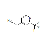 2-[2-(Trifluoromethyl)pyridin-4-yl]propanenitrile